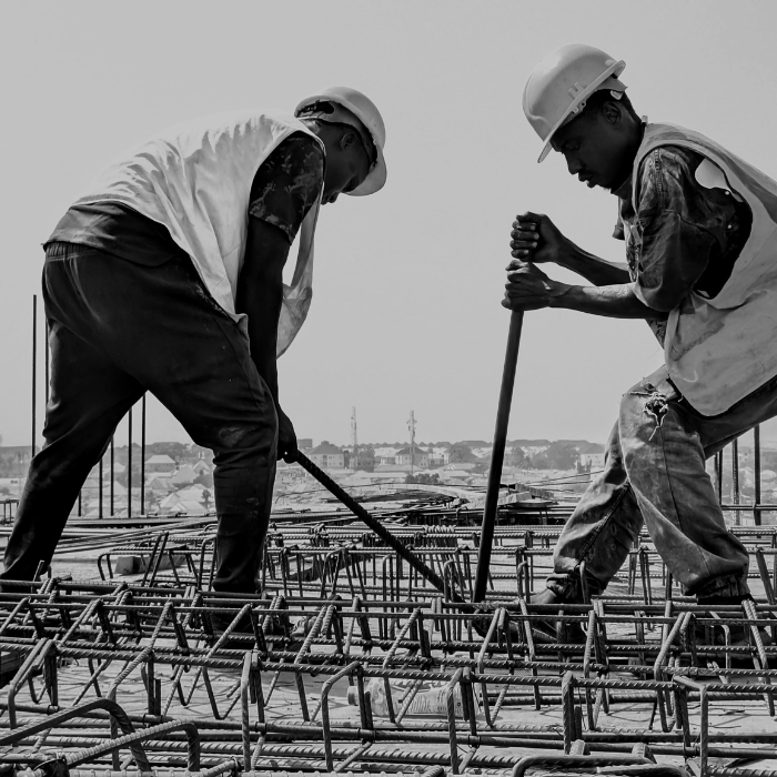 Skilled workforce on site